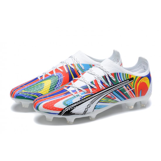 Kopačky Puma Ultra Ultimate FG Low-Top Multi Bílý