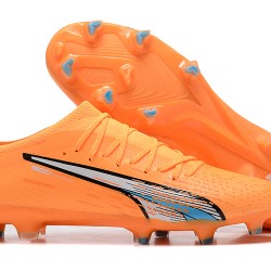 Kopačky Puma Ultra Ultimate FG Low-Top Oranžovýý Modrý