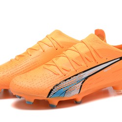 Kopačky Puma Ultra Ultimate FG Low-Top Oranžovýý Modrý