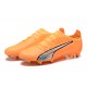 Kopačky Puma Ultra Ultimate FG Low-Top Oranžovýý Modrý