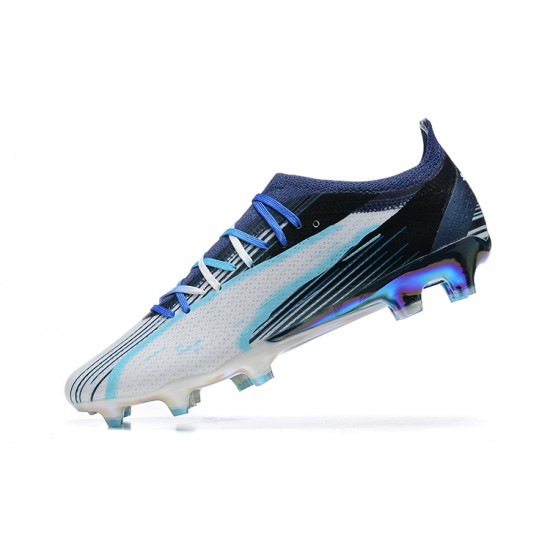 Kopačky Puma Ultra Ultimate FG Bílý BLue LightModrý Žlutý Nachový Low-top