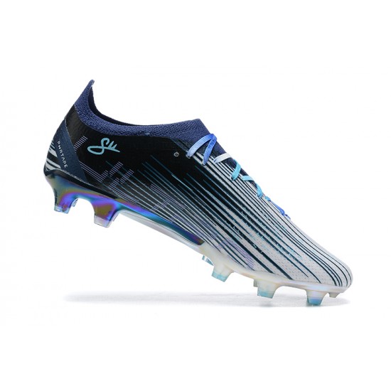 Kopačky Puma Ultra Ultimate FG Bílý BLue LightModrý Žlutý Nachový Low-top