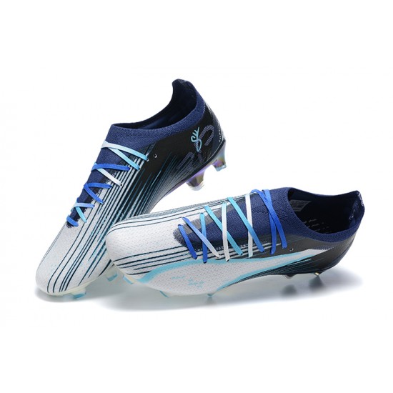 Kopačky Puma Ultra Ultimate FG Bílý BLue LightModrý Žlutý Nachový Low-top