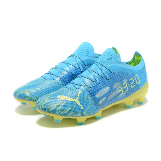 Kopačky Puma ultra 1.4 FG Low-Top Modrý Žlutý And Zelená