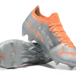 Kopačky Puma ultra 1.4 FG Low-Top Sliver And Oranžovýý