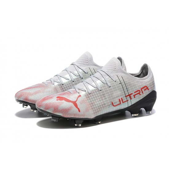 Kopačky Puma ultra 1.4 FG Low-Top Bílý Černá And Červené